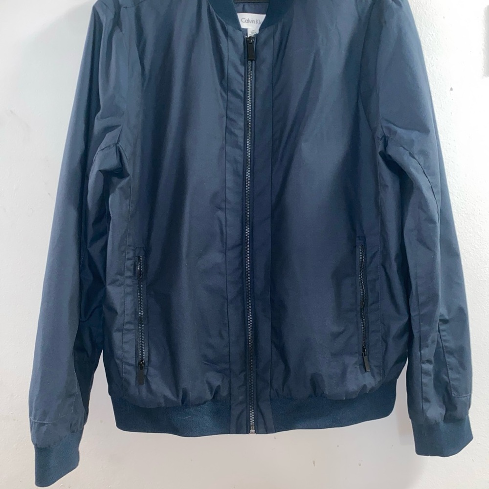 Calvin Klein Navy Sz Med Casual‎ Jacket